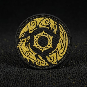 Golden Crest Patch • Crimson Desert • NEW • Made in USA