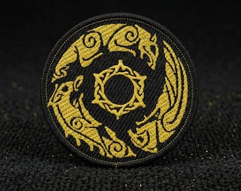 Golden Crest Patch • Crimson Desert • NEW • Made in USA