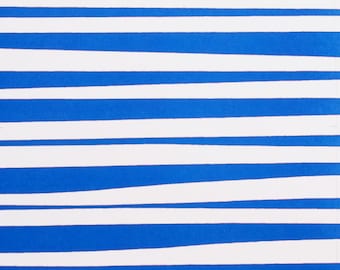SALE - Stockade Stripe in Blue by Alexander Henry