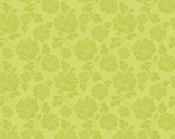 SALE - Eden's Dream Tonal Floral in Green by Studio E Fabrics - 1 Yard