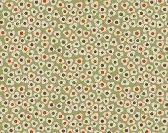 SALE - Family Tree Ditsy Flower in Olive by Studio E - 1 Yard