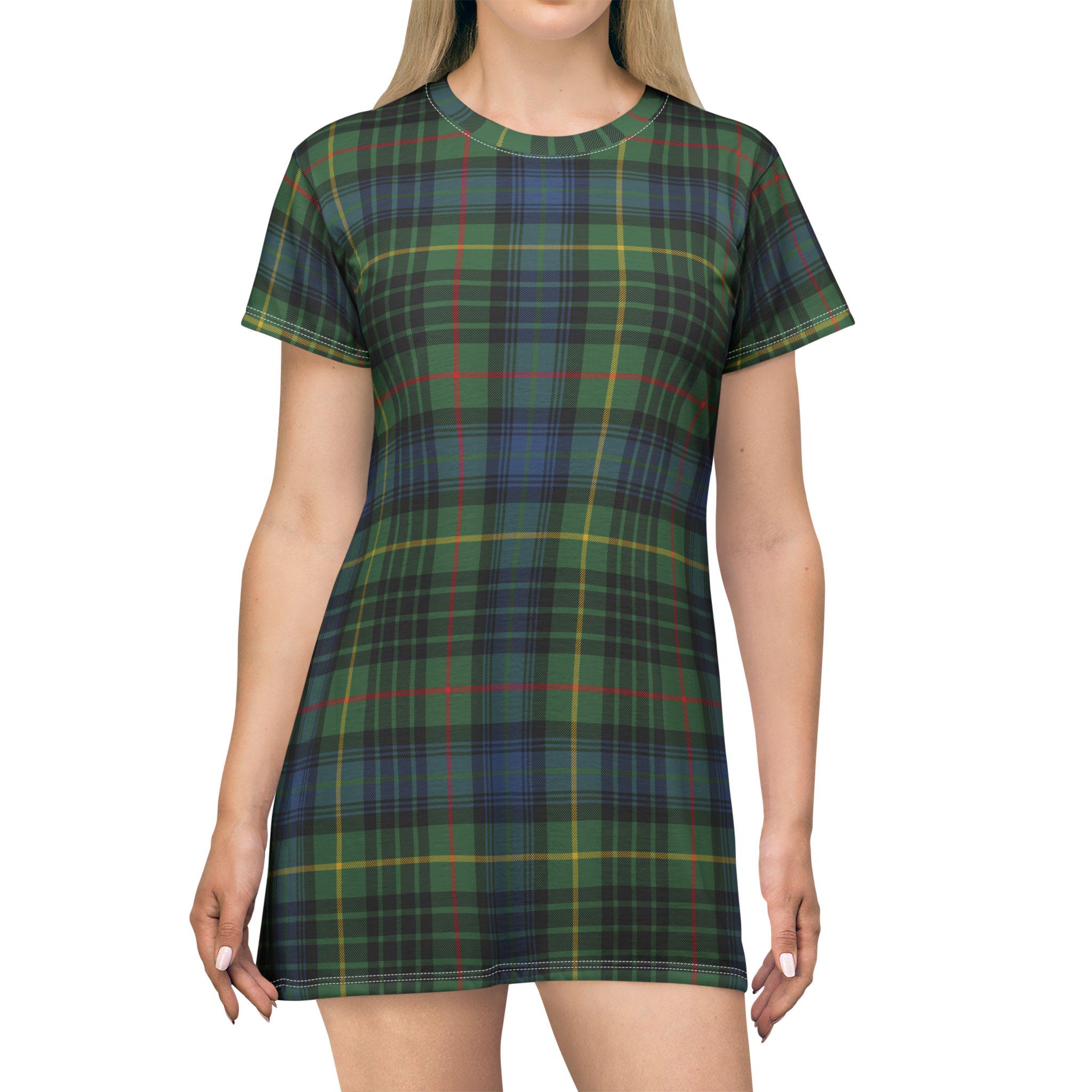 blue green tartan dress Dashing Tartan Dress