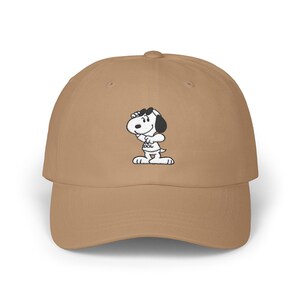 Classic Dad Cap with Cartoon Dog Design, Dad Hat, Casual Cap, Gift for Dads, Summer Hat, Cap for Dog Lovers, Family Outing Accessory