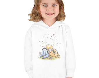Sudadera infantil con capucha de Winnie the Pooh y sus amigos durmiendo / Linda ilustración para la hora de la siesta