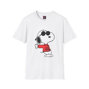 Cool Dog Cartoon T-Shirt, Funny Animal Tee, Unisex Shirt, Dog Lover Gift, Classic Canine Graphic Print