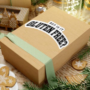 Gluten-Free Humor Stickers: Fun Foodie Laptop Decals
