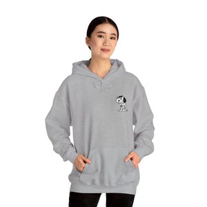 Classic Dog Cartoon Hoodie, Cute Puppy Graphic Sweatshirt, Animal Lover Gift, Dog Mom Present, Funny Pet Apparel, Winter Pullover