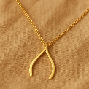 Ring Holder Necklace Gold Wishbone, Silver Engagement Ring Keeper, Good Luck Pendant, Dainty Jewelry, Gift For Doctor Nurse