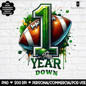 1º Ano Abaixo Design Digital PNG | Primeiro Aniversário PNG | Futebol Um Primeiro Ano | Futebol Um Aniversário | É Meu Aniversário Sublimação PNG