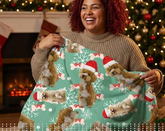 Custom Christmas Pet Wrapping Paper – Personalized Dog & Cat Photo Gift Wrap
