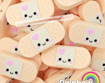 Cute Bandage Exclusive Silicone Focal Beads