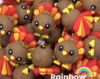 3D Turkey Exclusive Silicone Focal Beads