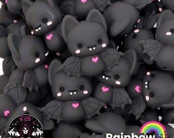 3D Cute Bat Exclusive Silicone Focal Beads