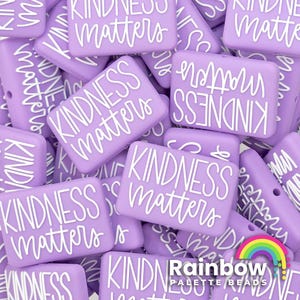 Kindness Matters Exclusive Silicone Focal Beads