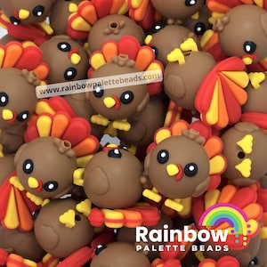 3D Turkey Exclusive Silicone Focal Beads