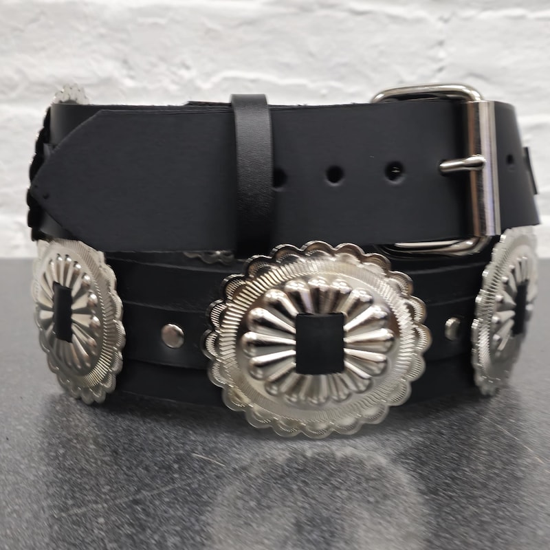 Concho UMS Leather Belt main image 0