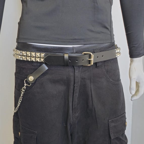 Ceinture Cuir Anglais Taille 46 Avec Bouts élastiques Et Boucles à Roulettes