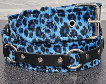 Vintage 80s 90s Genuine Reptile Belt / Snake Print Belt  display picture 1