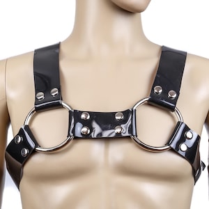 3&quot; Ring  Wide Harness Commercial  Grade PVC Vinyl  Bulldog  Handmade USA