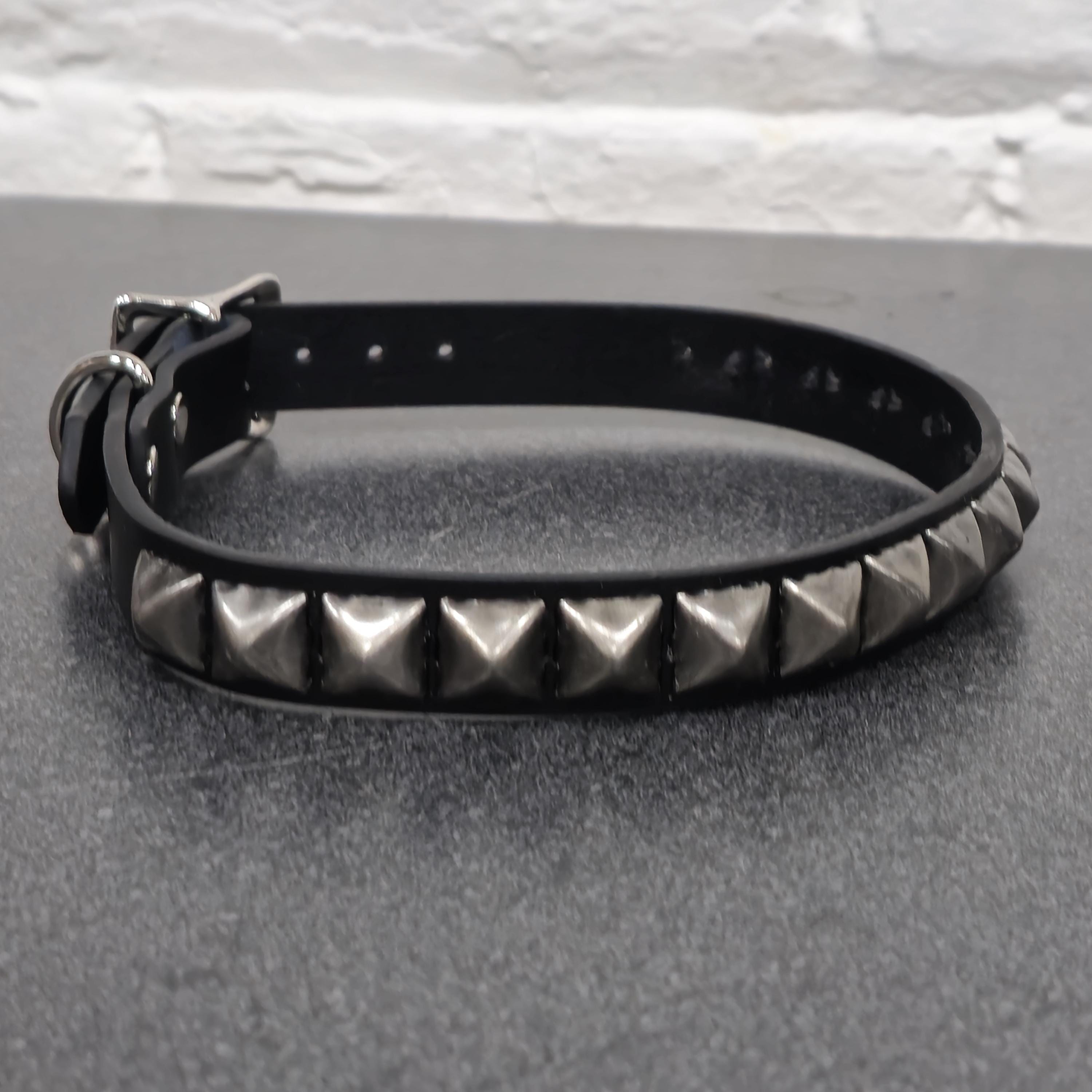 Vintage Studded Leather Bracelet: Punk Goth Rock Cuff - Etsy