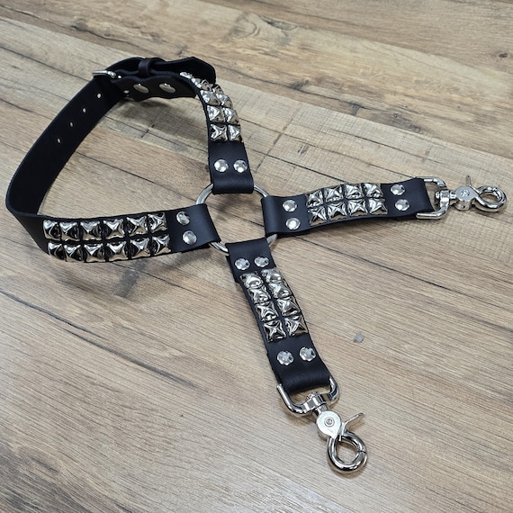 Studded Thigh Harness: Punk Goth Rock Genuine or Vegan Leather - Etsy