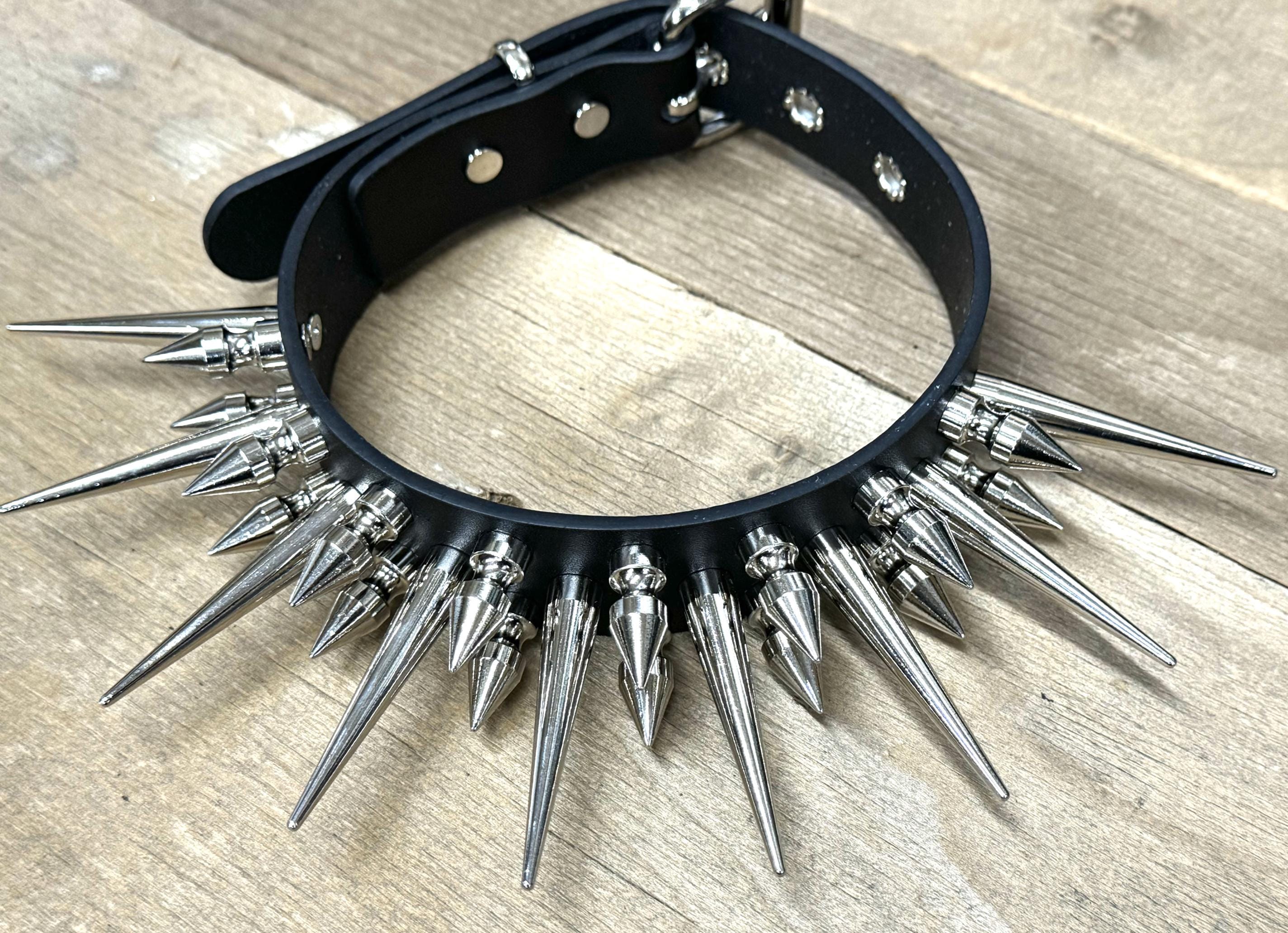 Gothic Choker Necklace Mens Gothic Chokers Dragon Water Diamond