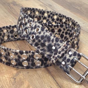 Vintage Leopard Print Belt - Etsy display picture 3
