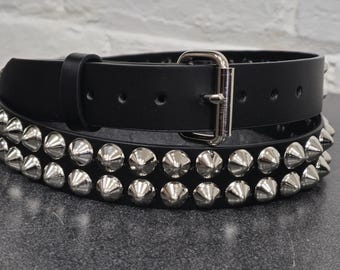 Pyramid Studded Y2K Belt Classic Goth - Etsy
