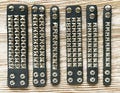 Punk Studded Genuine Lather Bracelet Pyramid Steel Stud Goth Rock Stud Cuff