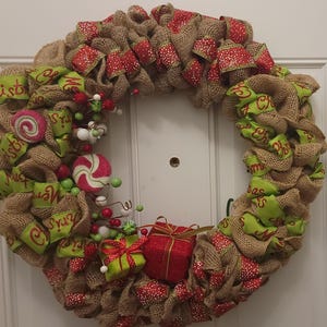 Festive Christmas wreath