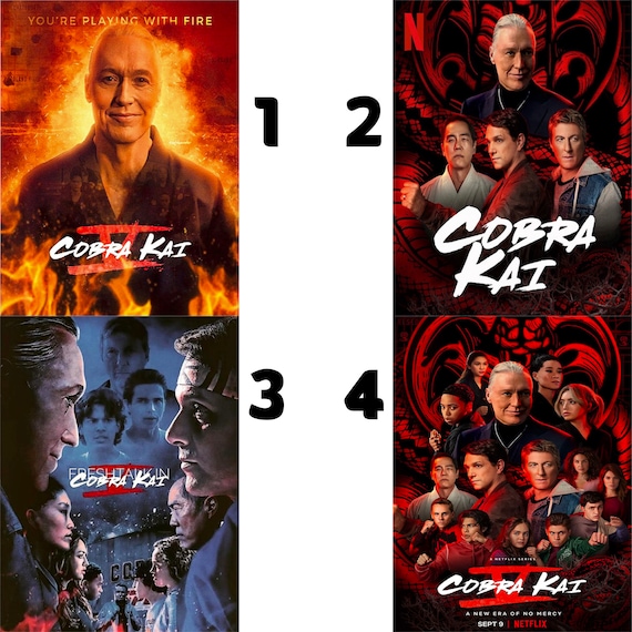 2022 Cobrakai Season 5 Poster Canvas Wall Art Home Decor Gift Etsy
