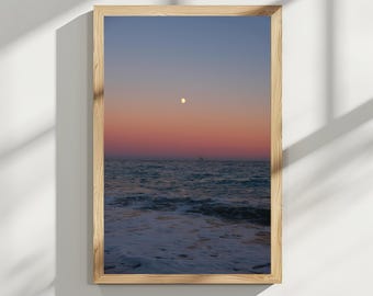 Arte mural de viajes, fotografía de viajes, impresiones de Europa, impresiones fotográficas, Francia, sur de Francia, playa, Riviera Francesa, impresión de arte digital