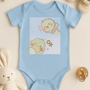 Mono de bebé con dibujos animados, camiseta segura y cómoda, pelele unisex para niños y niñas, body, ropa para bebé
