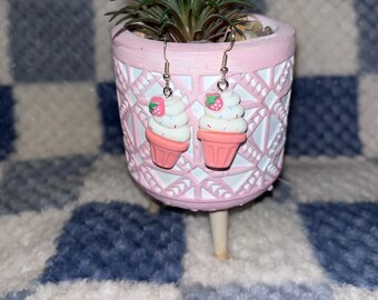 Katy Perry inspired cupcake earrings