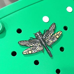Bogg Bag Compatible Dragonfly bag tag,bag charm,acrylic bag tag,beach bag tag,pool bag charm, bag tag, teacher bag tag