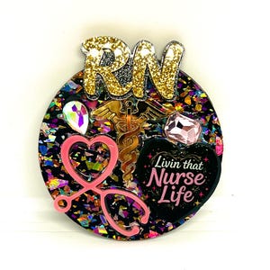 Nurse / Krankenschwester Taschenanhänger, Taschenanhänger, Acryl Taschenanhänger, Pool Taschenanhänger, Taschenanhänger, Bogg Taschenanhänger