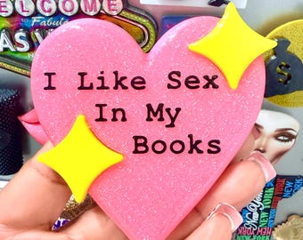 I Like Sex In My Books Telescopic Kindle Grip – Unique Adjustable E-Reader Holder