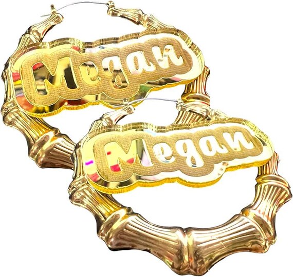 Orecchini Personalizzati In Bambù In Argento Sterling - Battiporta - Foto 7