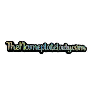 Custom Social Media Watermark Nameplate: Personalized Branding Prop