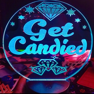 Custom LED Acrylic Sign: Personalized Multi-Color Light with Remote