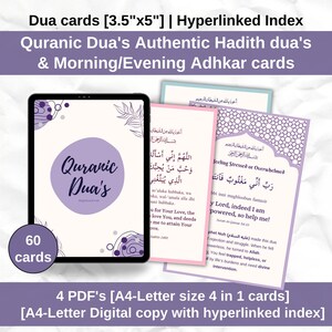 Gebetskarten Dua Printables Koran Duas Islamische Dua Karten für Kinder Gebetskarten 30 Tage Ramadan Karten Tägliche Karteikarten Zikr Karten Digital