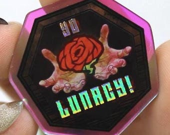 Yo Lunacy Pin - 1.5" Limbus Company Rainbow Acrylic Pin