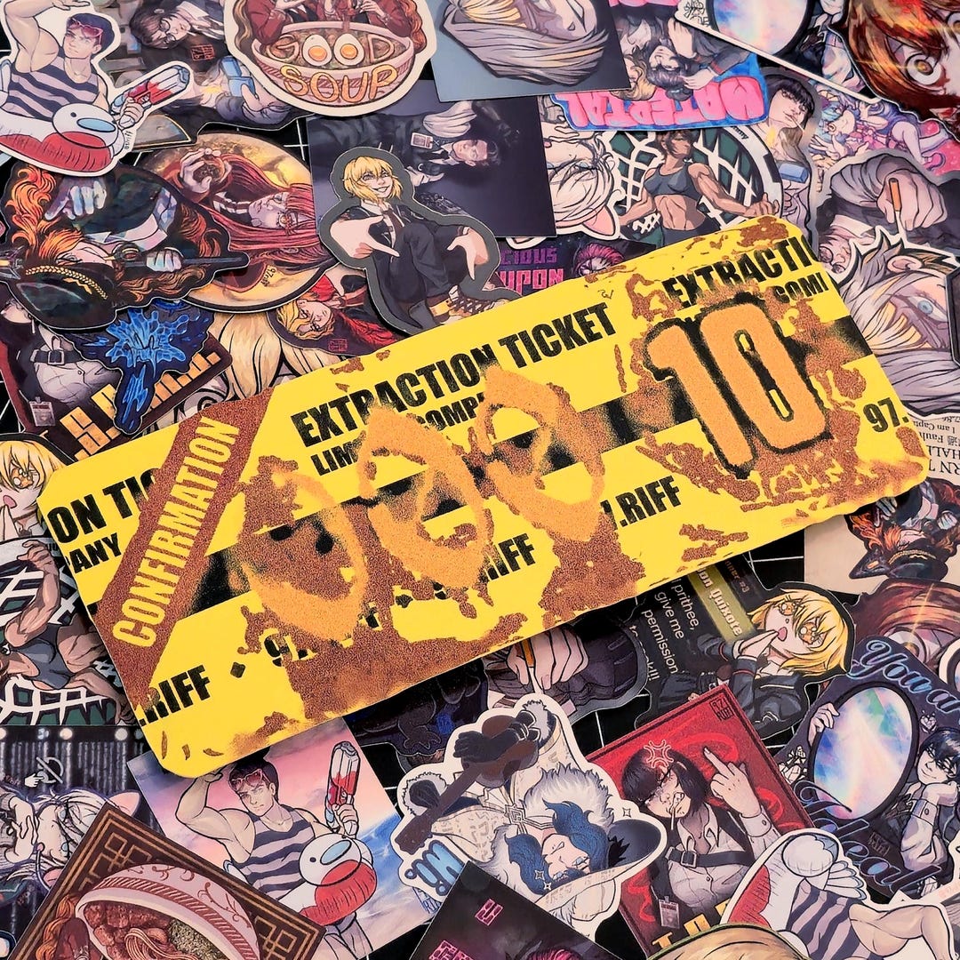 10-pull Ticket Mystery Minis - Limbus Company Stickers - Etsy