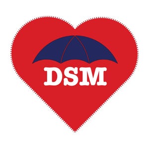 Love Des Moines Postcard Print (7"x5")