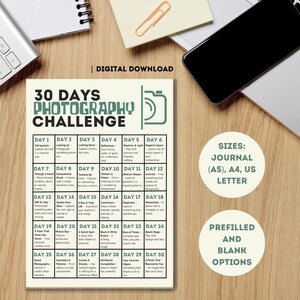 30-Day Photography Challenge – Daily Creative Photo Prompts for Inspiration & Skill Growth