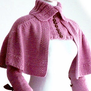 Mantelet Knitting PATTERN, R. E. Linwelin, PDF DOWNLOAD image 2