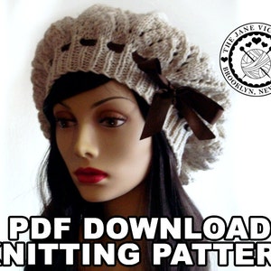 Tam Knitting PATTERN, Elemmire Lamhainn, PDF DOWNLOAD