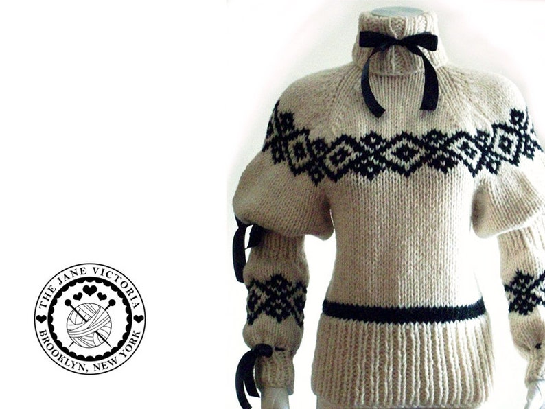 Jumper Knitting PATTERN, Nienna Amandil, PDF DOWNLOAD image 4