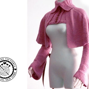 Mantelet Knitting PATTERN, R. E. Linwelin, PDF DOWNLOAD image 3