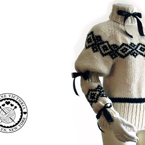 Jumper Knitting PATTERN, Nienna Amandil, PDF DOWNLOAD image 2